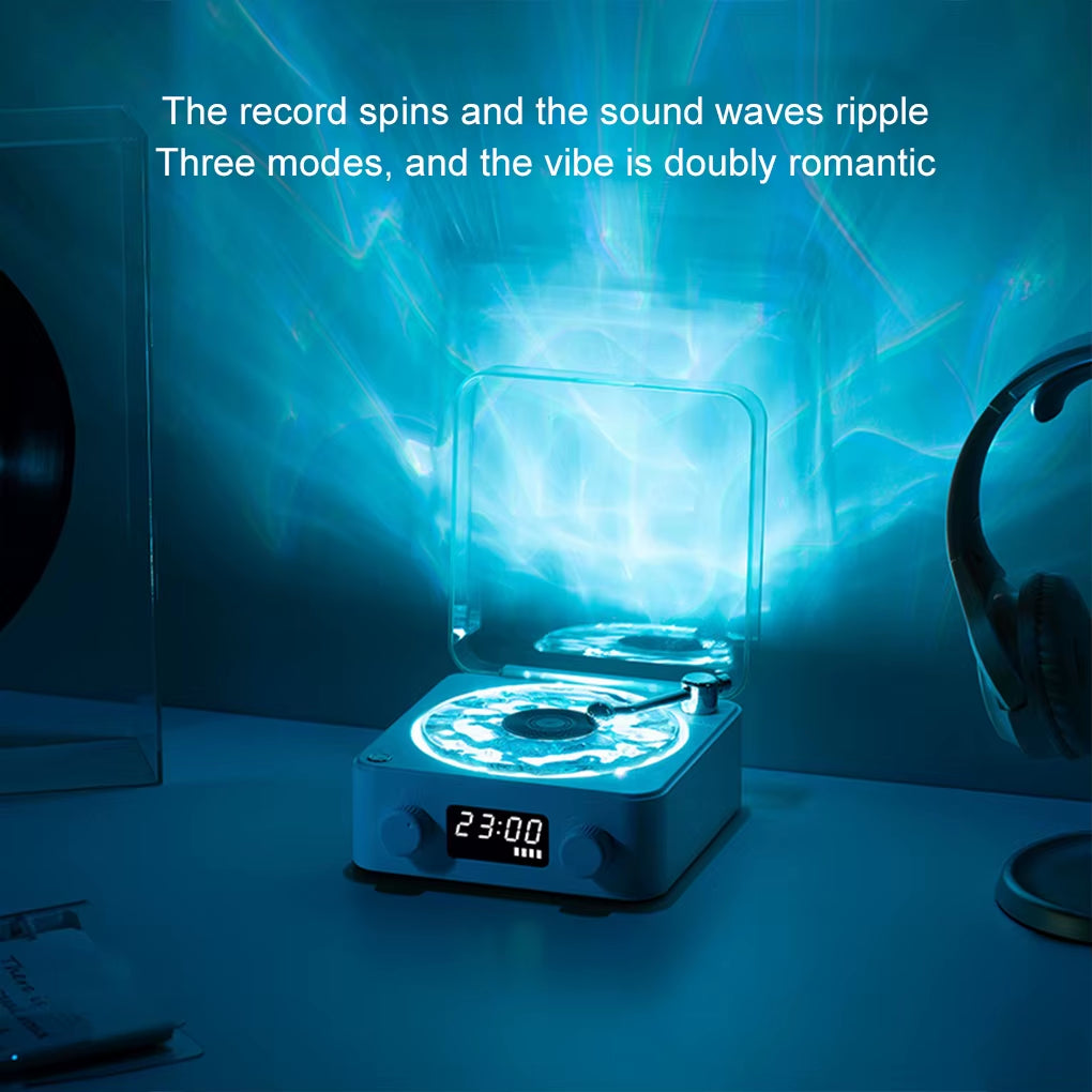 Mini Retro White Noise Bluetooth Speaker Portable Vintage Sleep Aid Bluetooth Speaker Subwoofer with RGB Light Support TF Card
